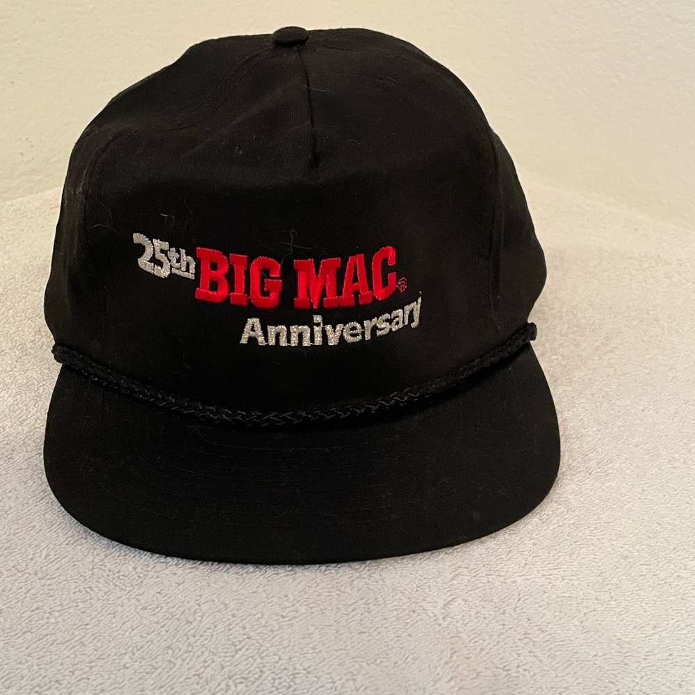 McDonalds 25th BIG MAC Anniversary Hat 1982 Never Worn
